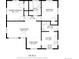 Detailed floor plan showcasing the layout of the living room, kitchen, bedrooms, and bathroom at 3245 S Elati St, Englewood, CO 80110