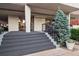 Beautiful condominium building entrance with landscaped greenery at 740 N Pearl St # 606, Denver, CO 80203