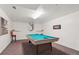 Spacious game room featuring a pool table and comfortable seating at 740 N Pearl St # 606, Denver, CO 80203