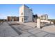 Spacious rooftop deck boasting patio furniture with a city view at 740 N Pearl St # 606, Denver, CO 80203