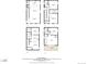 Detailed floorplan showcasing the layout of the home with measurements of each room on all four floors at 1250 W Osceola St # 2, Denver, CO 80204
