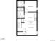 Detailed floorplan showcasing the layout of the home on the first floor, including the kitchen and living room at 1250 W Osceola St # 2, Denver, CO 80204