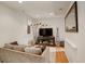 Cozy living room with a comfortable sofa, entertainment center, and stylish decor, creating a welcoming atmosphere at 2138 N Glenarm Pl, Denver, CO 80205