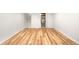 Finished basement with bright vinyl flooring and access to laundry at 7373 E Iowa Ave # 1124, Denver, CO 80231
