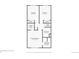 Floor plan showcasing the layout of the bedrooms, bathrooms, and living spaces on the second floor at 11302 Tumbleweed Way, Parker, CO 80138