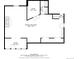 Layout of the basement including a recreation room, bathroom, and entry at 239 Aspen Pl, Evergreen, CO 80439