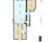 Detailed floor plan showcasing the layout of the home with labeled rooms and square footage at 117 Elati St # 1, Denver, CO 80223