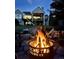 Schutes Brewery firepit with house in background at 6847 S Windermere St, Littleton, CO 80120