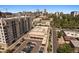 Cityscape aerial view of neighborhood with local amenities, including Trader Joe's at 422 E 6Th Ave, Denver, CO 80203