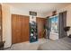 Comfortable bedroom with neutral walls and carpeted flooring, offering closet space and natural light at 3506 S Depew St # 3, Denver, CO 80235
