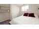 Cozy basement bedroom with a double bed and ample closet space at 4632 S Pagosa Cir, Aurora, CO 80015