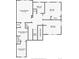 Floor plan of the second level featuring a primary bedroom, bathroom, and walk-in closet at 221 Felicity Loop, Castle Rock, CO 80109