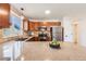 Bright kitchen featuring stainless steel appliances, ample counter space, and stylish cabinetry at 8408 Wild Alfalfa Pl, Parker, CO 80134