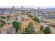 Lovely aerial view of the condo community, Union Ridge Park, and community clubhouse at 420 Zang St # 108, Lakewood, CO 80228