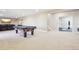 Spacious finished basement offers room for entertaining with an open layout at 11938 S Meander Way, Parker, CO 80138