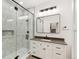 Spa-like bathroom with a large shower and modern vanity at 3343 S Newcombe St, Lakewood, CO 80227