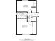 Floor plan showcasing a spacious bedroom and bathroom in the basement at 11921 W 70Th Pl, Arvada, CO 80004