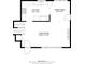 Floor plan displaying a large living room, kitchen, and dining area at 11921 W 70Th Pl, Arvada, CO 80004