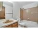 Neutral bathroom with a shower and tub at 10450 W 81St Pl, Arvada, CO 80005