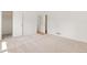 Bright bedroom with fresh carpet, neutral walls, and closet space at 9917 Garland Dr, Broomfield, CO 80021