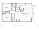 Basement floor plan showing bedrooms, closets, bathroom, bonus room, laundry, storage and detached garage access at 30221 Stagecoach Blvd, Evergreen, CO 80439