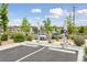 EV charging stations with parking, integrated into the landscape, supporting sustainable community living at 81 Simmental Loop, Castle Rock, CO 80104