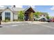 Clubhouse featuring manicured landscaping, convenient parking, and accessible entrance at 81 Simmental Loop, Castle Rock, CO 80104