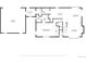 Floor plan featuring the layout of the main floor, including the garage, bedrooms and living area at 9633 Fox Valley Dr, Morrison, CO 80465
