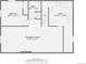 Basement floor plan featuring a recreation room, bedroom, bathroom, and utility room at 7060 Avrum Dr, Denver, CO 80221