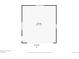 Floorplan showcasing the layout and dimensions of the detached garage for parking and storage at 7060 Avrum Dr, Denver, CO 80221
