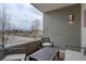 Relax on the balcony with a table and chairs, and enjoy the view at 1316 Snowberry Ln # 101, Louisville, CO 80027