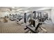 A fully equipped fitness center featuring various workout machines and ample space for exercise at 1390 N Emerson St # 106, Denver, CO 80218