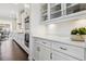 Bright kitchen with sleek countertops, modern cabinets, and stainless steel appliances at 1280 Gentle Rain Dr, Castle Rock, CO 80109