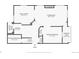 Detailed floor plan showcasing the layout of the home, including room dimensions and features at 125 E 11Th Ave # 2, Denver, CO 80203