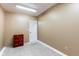 Unfinished basement with linoleum floors at 11605 E Cornell Cir, Aurora, CO 80014