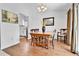 Inviting dining room with hardwood floors and elegant decor at 11788 E Atlantic Pl, Aurora, CO 80014