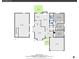 Complete house floorplan illustrating basement, living spaces, and room dimensions for layout visualization at 11788 E Atlantic Pl, Aurora, CO 80014