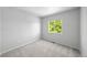 Bright bedroom featuring soft carpeting and a window with leafy tree views at 9569 Elk Mountain Cir, Littleton, CO 80125
