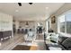 Open-concept layout featuring living room, kitchen and dining area, perfect for entertaining guests at 14290 Hop Clover St, Parker, CO 80134