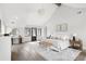 Spacious bedroom with vaulted ceilings, lots of natural light, and elegant decor at 3147 Juniper Ct, Golden, CO 80401