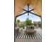 Relaxing covered patio with outdoor seating and a scenic view of the neighborhood at 3147 Juniper Ct, Golden, CO 80401