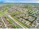 Picturesque aerial view of the neighborhood showcasing its desirable location and well-planned community layout at 2833 Open Sky Way, Castle Rock, CO 80109