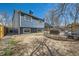 Spacious backyard featuring a two-story home with plenty of room for outdoor activities at 19624 E Girard Dr, Aurora, CO 80013