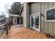 Backyard deck and exterior at 6066 S Monaco Way, Centennial, CO 80111