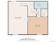 Basement floor plan detailing bedroom, bathroom, Gathering room, utility room, and walk-in closet at 6074 S Dudley Way, Littleton, CO 80123