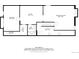 Basement floorplan layout showcasing bedroom, storage, room, recreation room, bath and utility room at 5951 S Akron Way, Greenwood Village, CO 80111