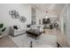 Spacious living room featuring modern decor and an open-concept design at 5951 S Akron Way, Greenwood Village, CO 80111