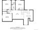 Second floorplan featuring bedrooms, bathrooms, a hall, and a loft area at 5951 S Akron Way, Greenwood Village, CO 80111
