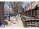 Charming commercial street lined with trees, restaurants, and shops at 2675 Kearney St, Denver, CO 80207