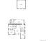 Detailed floor plan showing the layout of the house and the garage at 2675 Kearney St, Denver, CO 80207